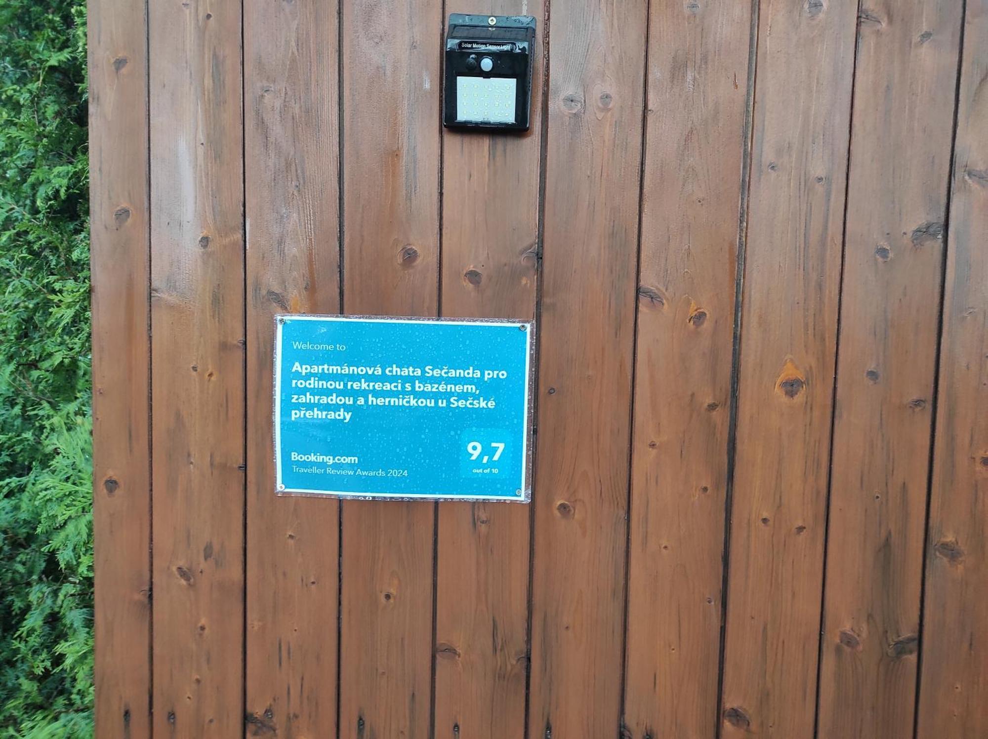 Apartmanova Chata Secanda S Bazenem, U Secske Prehrady Exterior photo